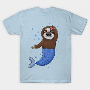 Sloth - mermaid T-Shirt